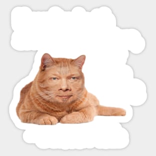 Eckhart Tolle Zen Master Cat Sticker